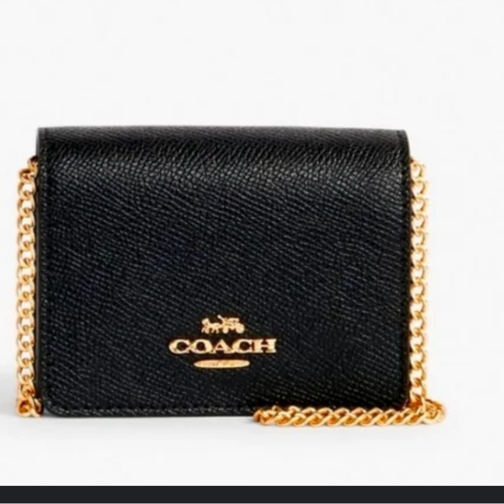Coach Mini Wallet with Gold sling